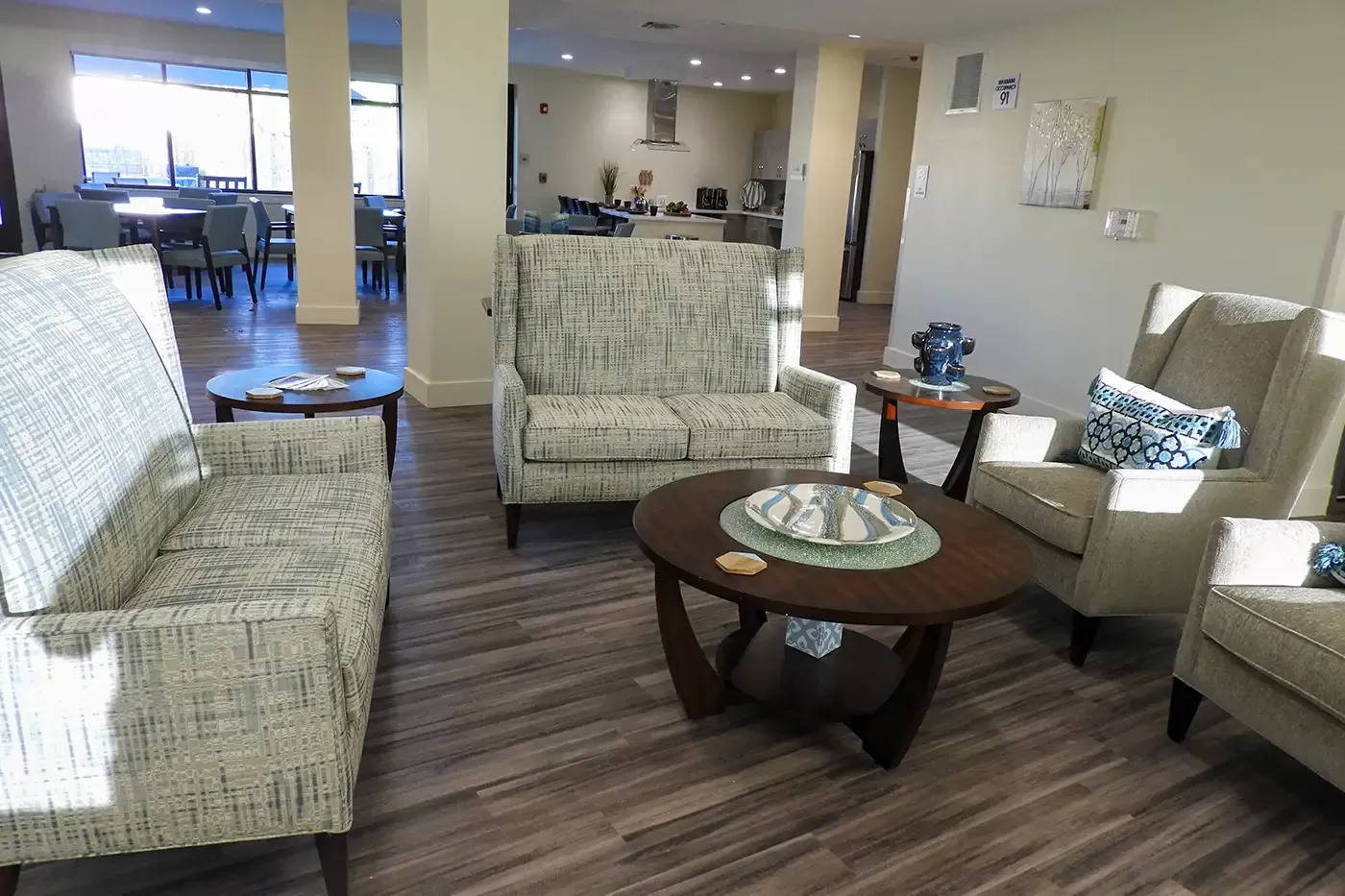 Photo of the common area at The Highlands Apartments in Grand Junction, Colorado